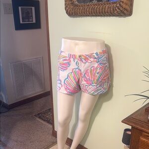 Lilly Pulitzer High Waist Pink and Blue Shorts
